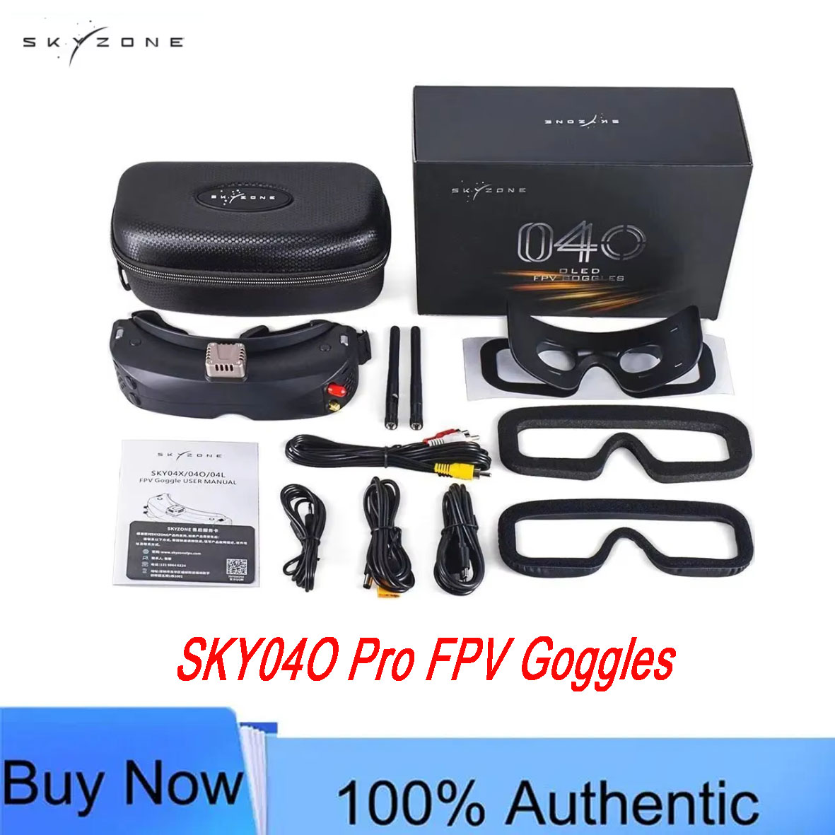 Skyzone Sky04O Pro Fpv Goggles - SKYZONE SKY04O Pro FPV Gözlüğü -