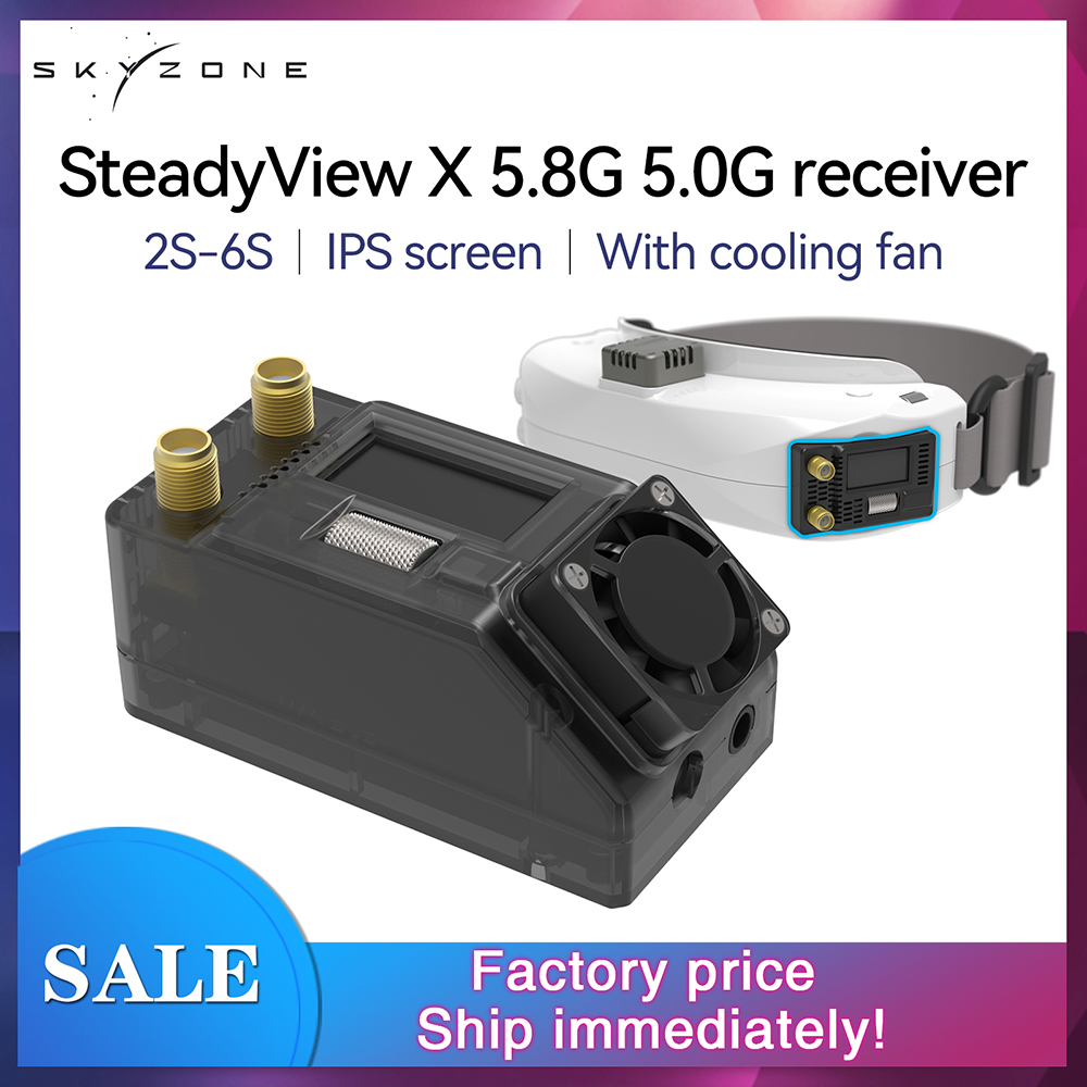 SKYZONE Steadyview X 5/5.8G Al - Skyzone Steadyview X Receiver Module incelemesi ve fiyatı